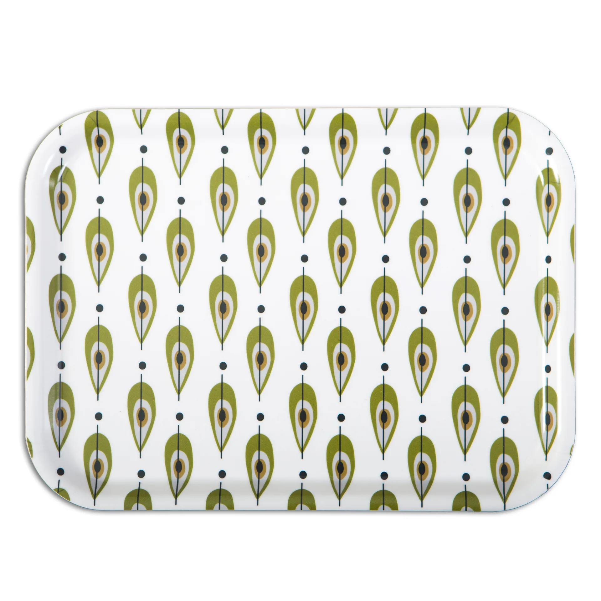 Tabuleiro verde azeitona High Pears, 36x28 cm Opto Design