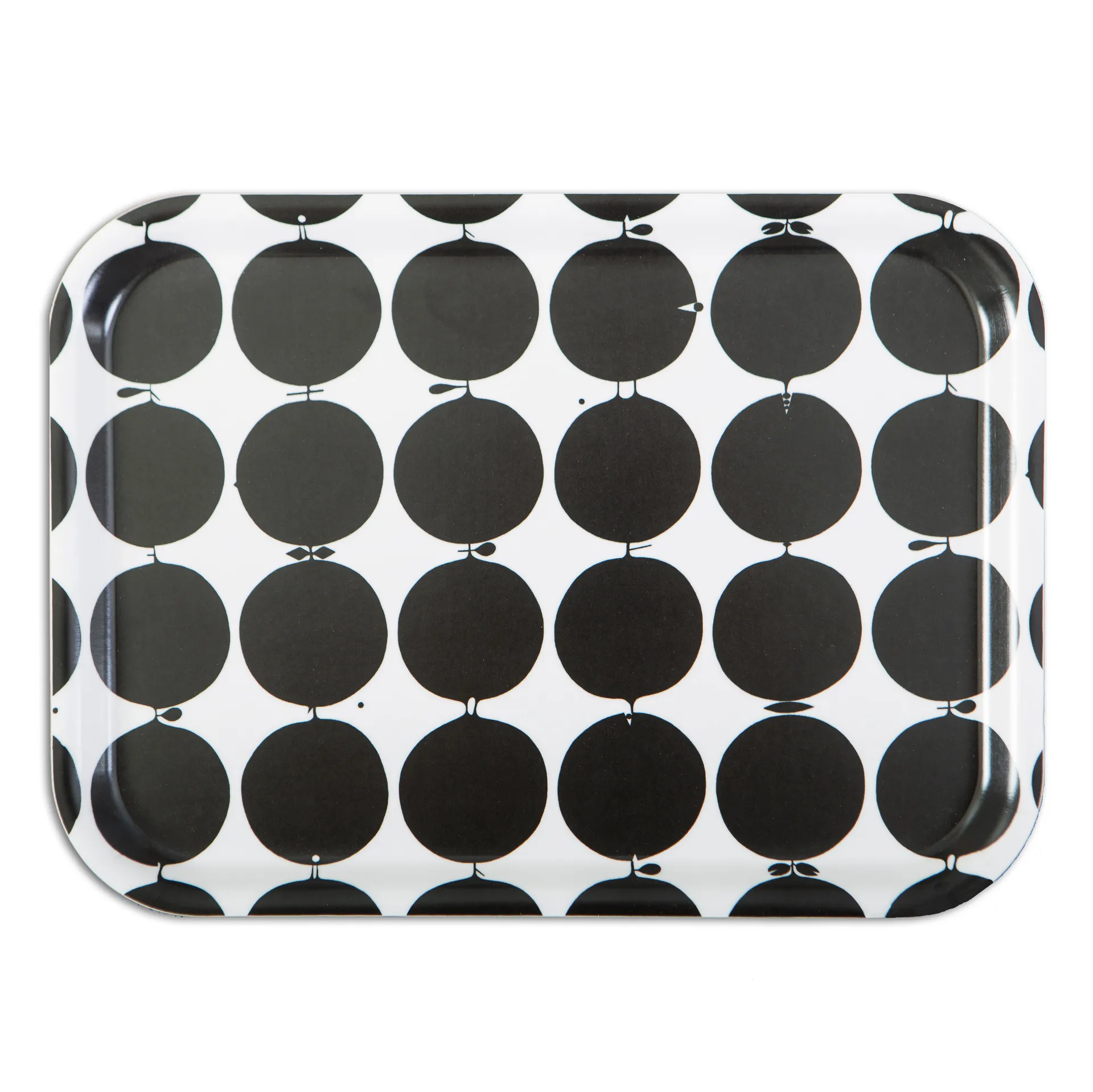 Tallyho Bandeja 27x20 cm, Preto-branco Opto Design