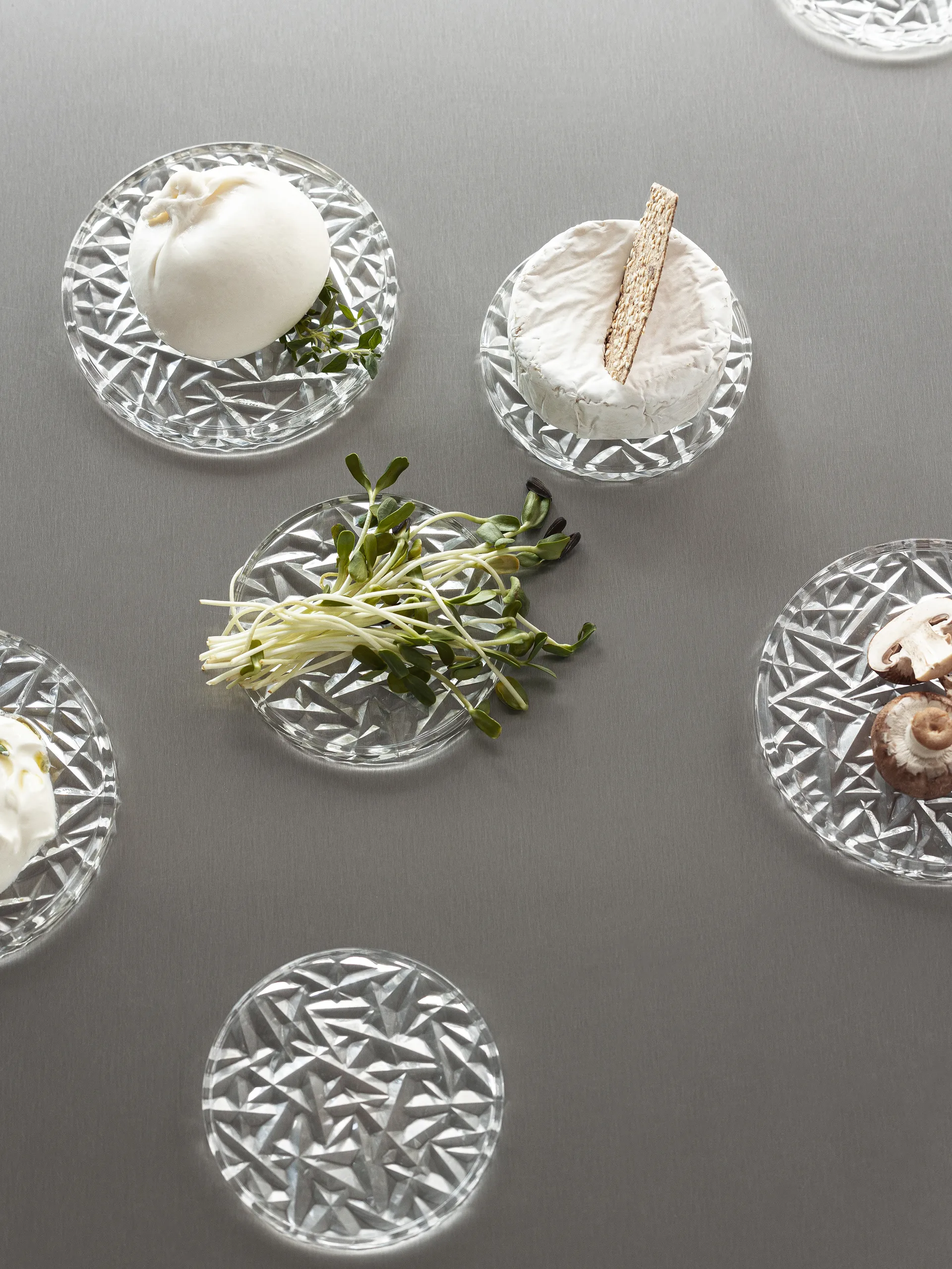 Carat base para copos Ø10 cm 2 unid., Transparente Orrefors