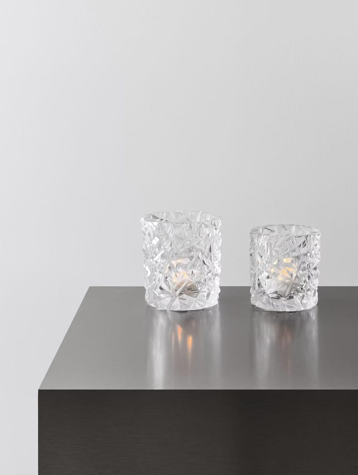 Carat porta-vela transparente, 9.2 cm Orrefors