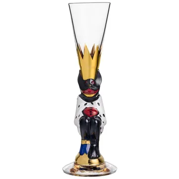 Copo de snaps Nobel 4 cl - branco - Orrefors