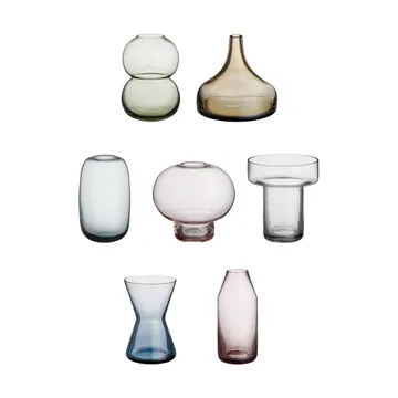 Midsummer mini vasos 7 peças - Multicolor - Orrefors