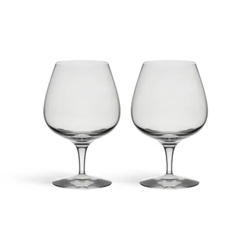 More copo de conhaque - Transparente, 33 cl, pack de 2 - Orrefors