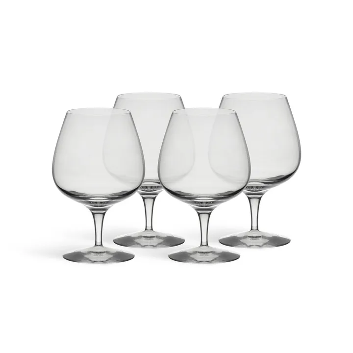 More copo de conhaque - Transparente, 33 cl, pack de 4 - Orrefors