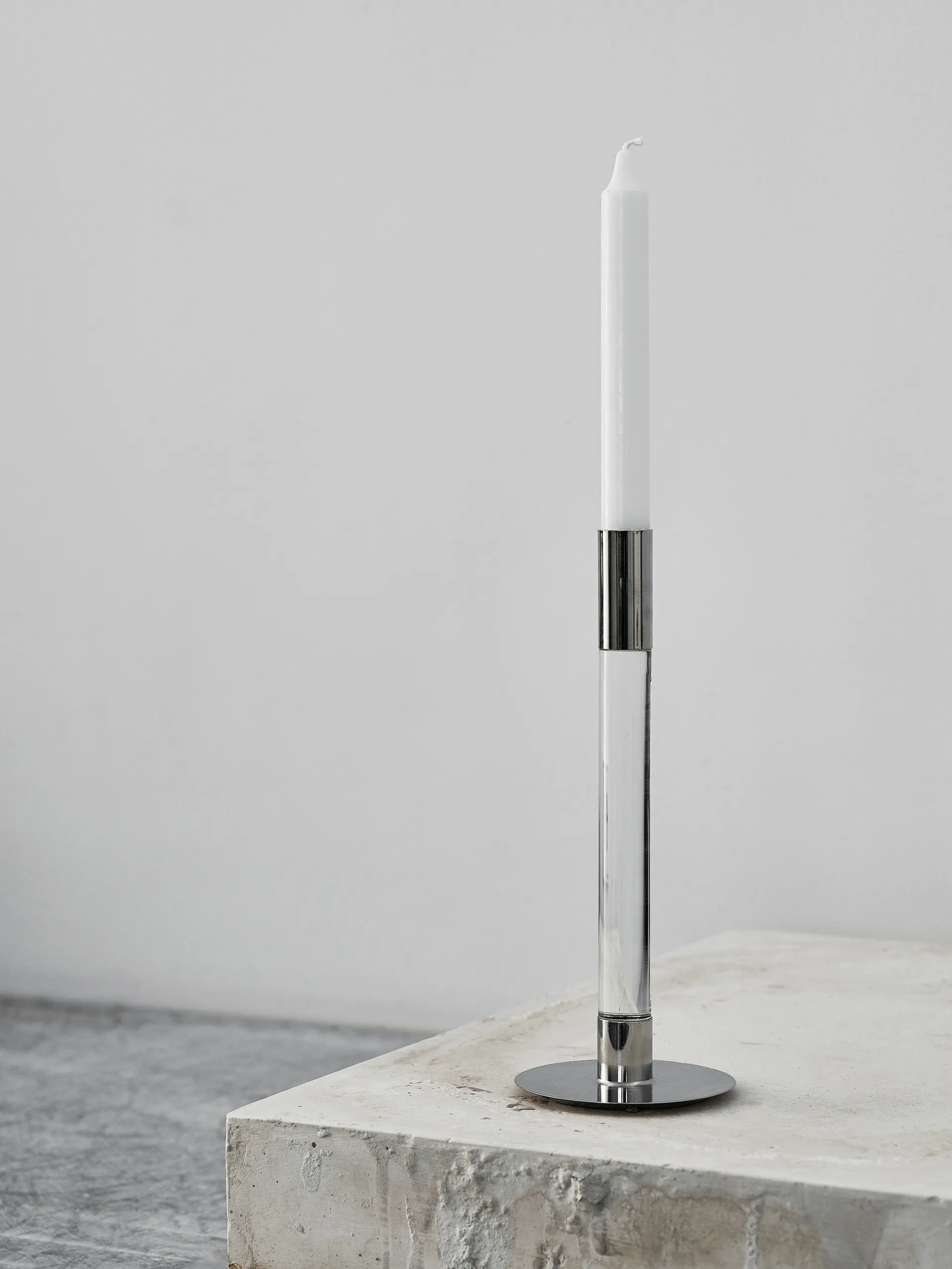 Suporte de velas Lumiere 26,5 cm 2 un., Clear Orrefors