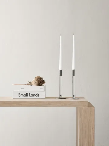 Suporte de velas Lumiere 26,5 cm 2 un. - Clear - Orrefors