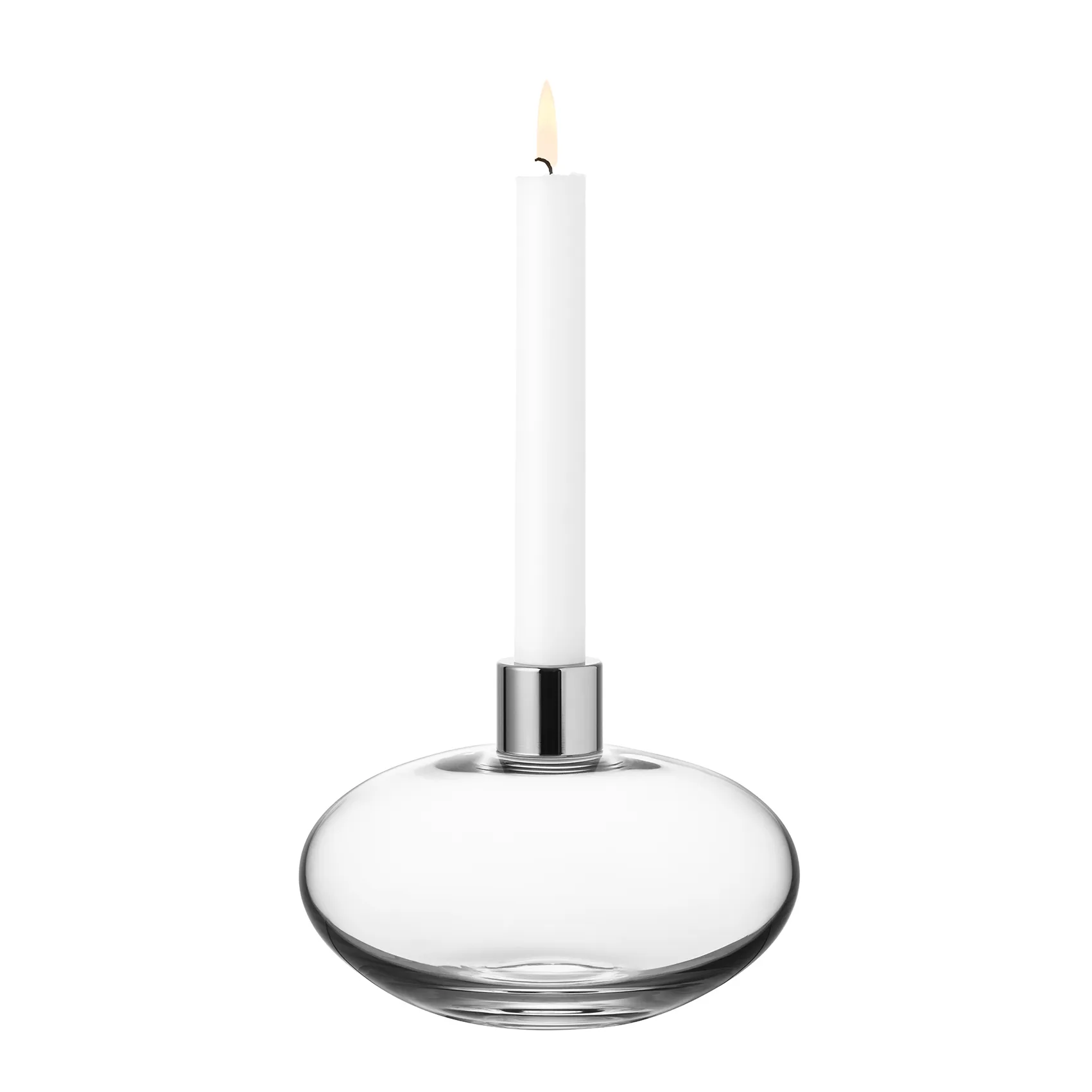 Suporte de velas Pluto, transparente Orrefors