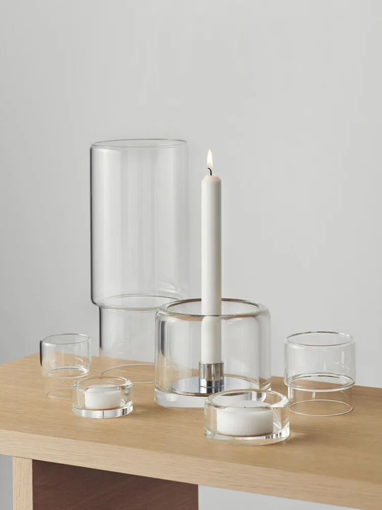 Suporte de velas Tou 70 mm, Clear Orrefors