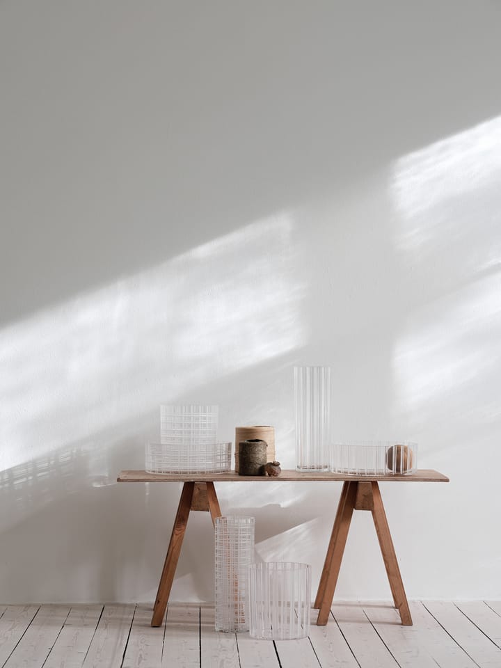 Vaso Cut in number 20 cm, Tabuleiro de xadrez Orrefors