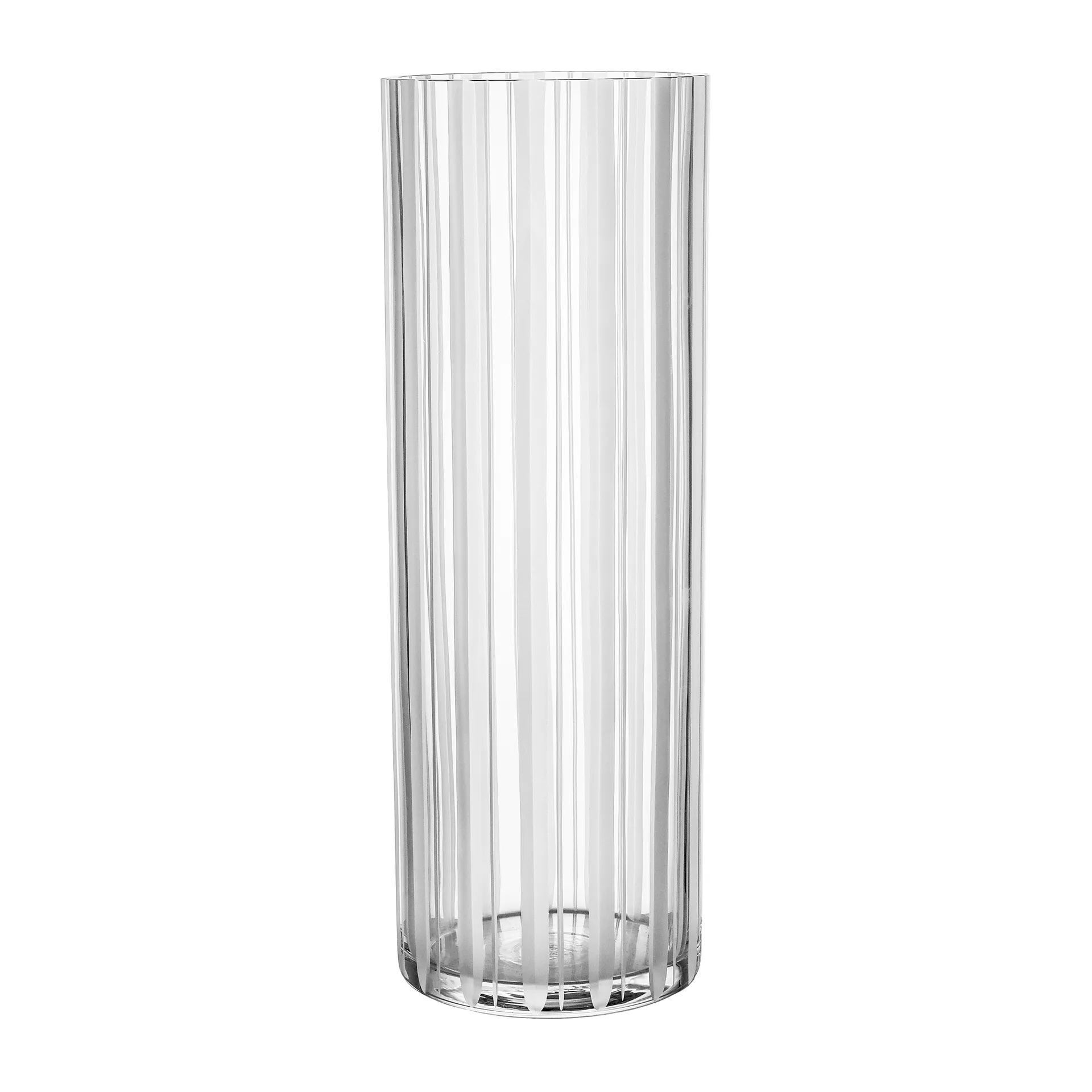 Vaso Cut in number 33 cm, Striped Orrefors