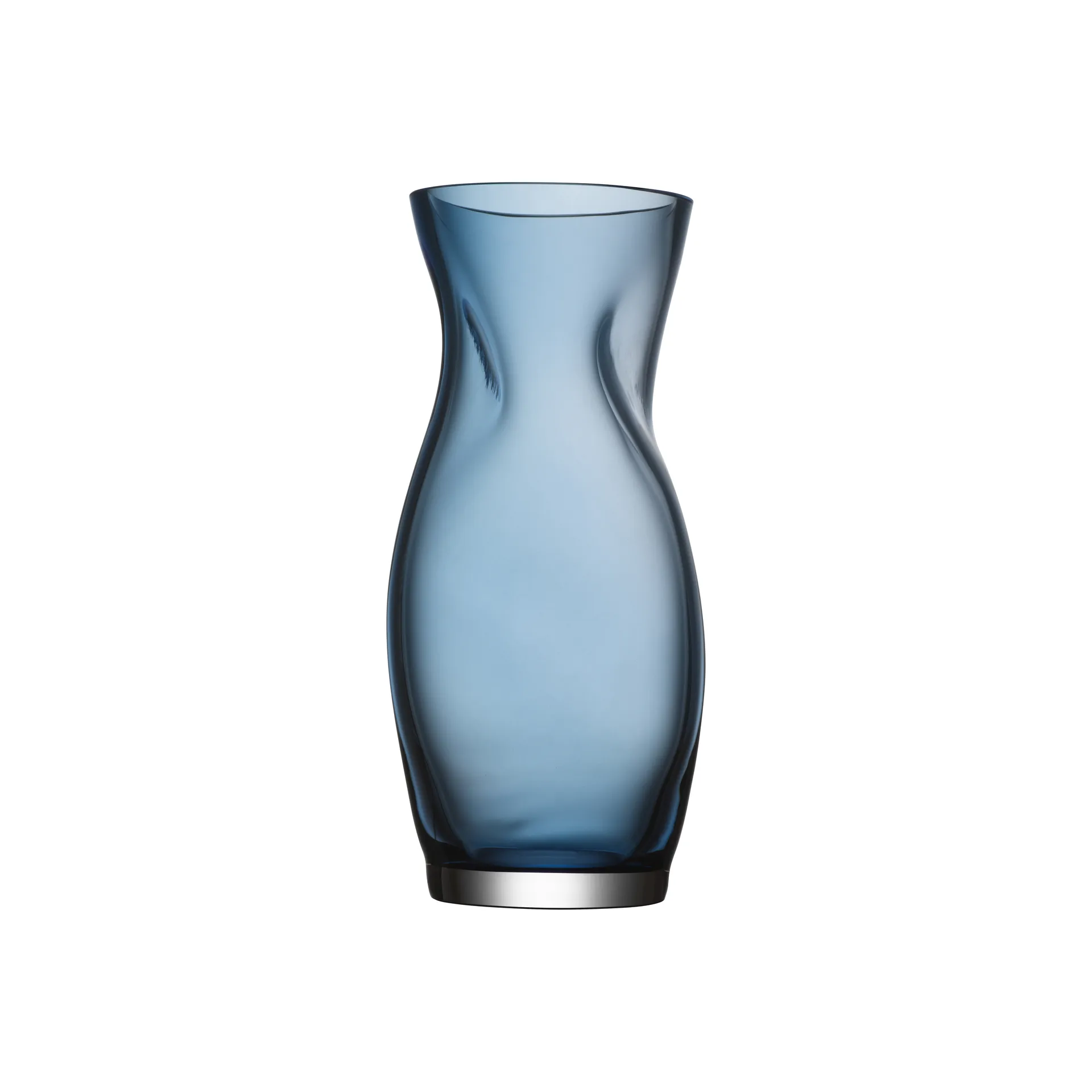 Vaso Squeeze 23 cm, azul Orrefors