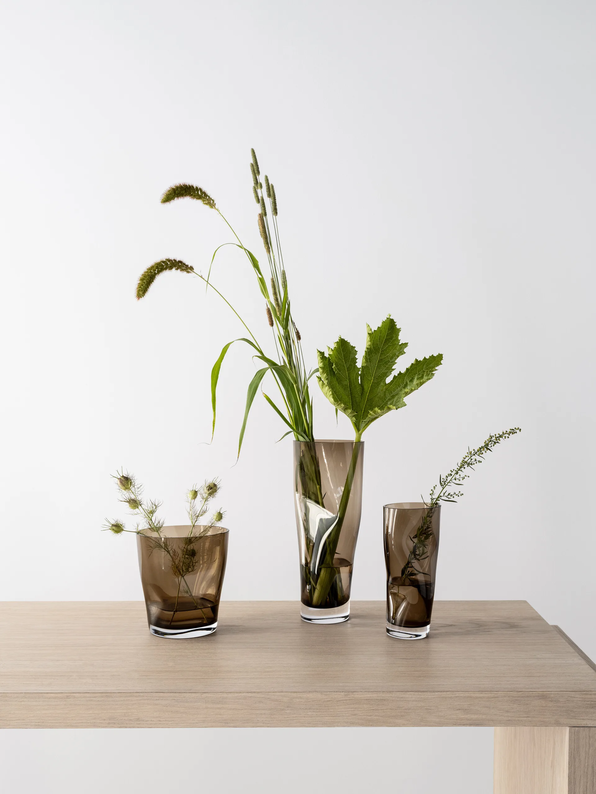 Vaso Squeeze 34 cm, Brun Orrefors