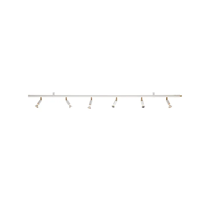 6 candeeiros de parede e de teto Star - Branco, 200 cm - Örsjö Belysning