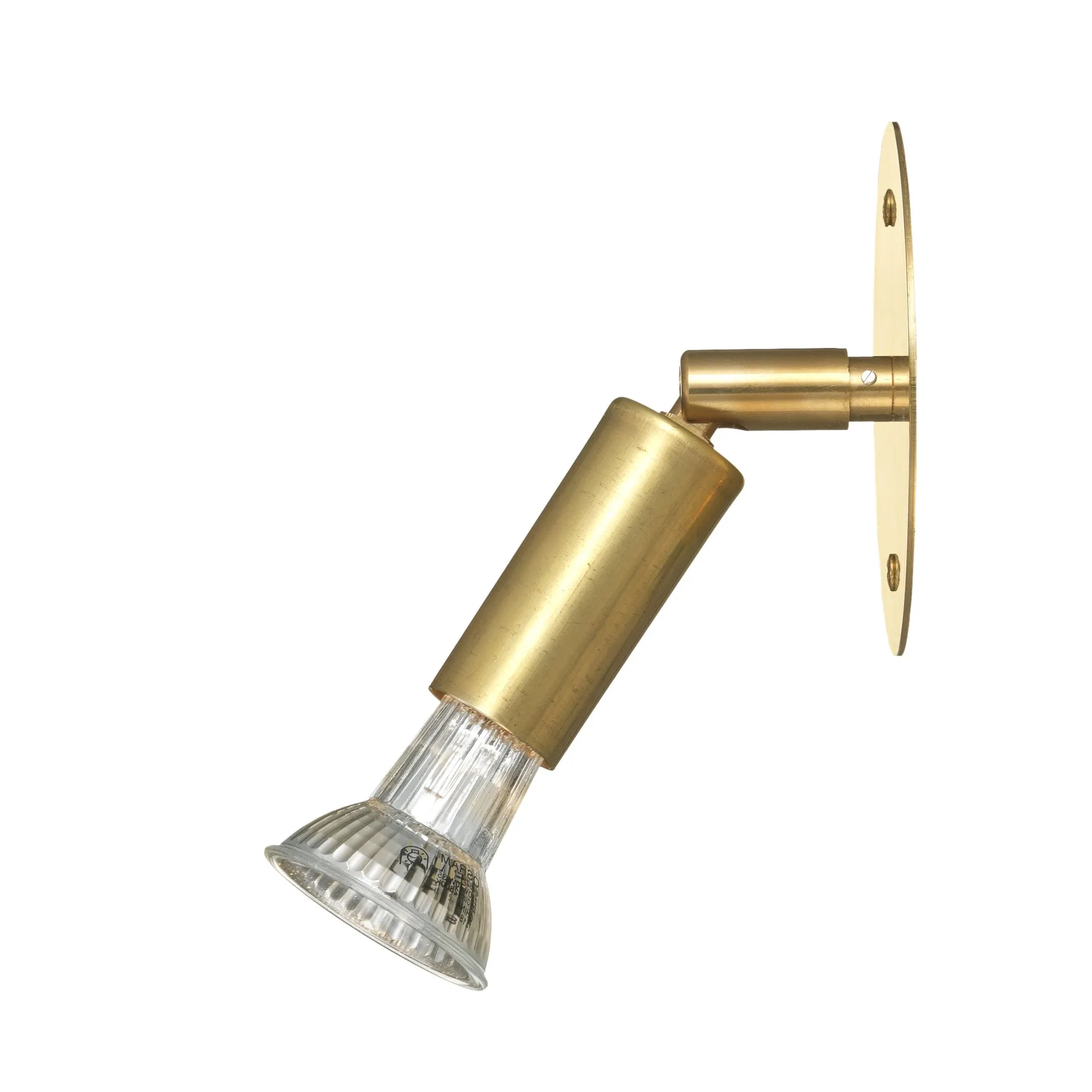 Candeeiro de parede conexão direta Star 1, latão bruto Örsjö Belysning