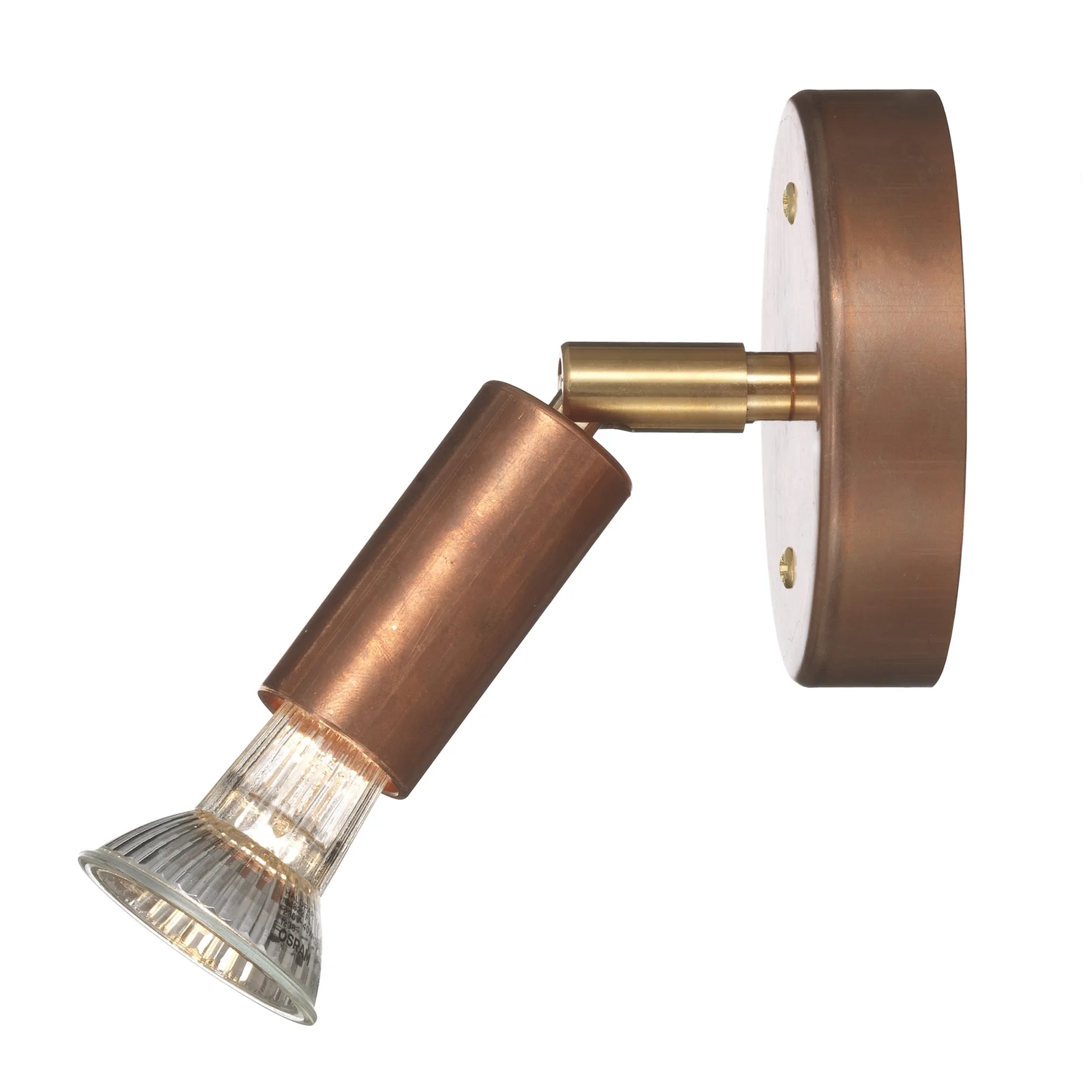 Candeeiro de parede Star 1, cobre rústico Örsjö Belysning