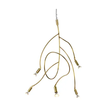 Candeeiro de teto Ranka 5 - Latão cru - Örsjö Belysning