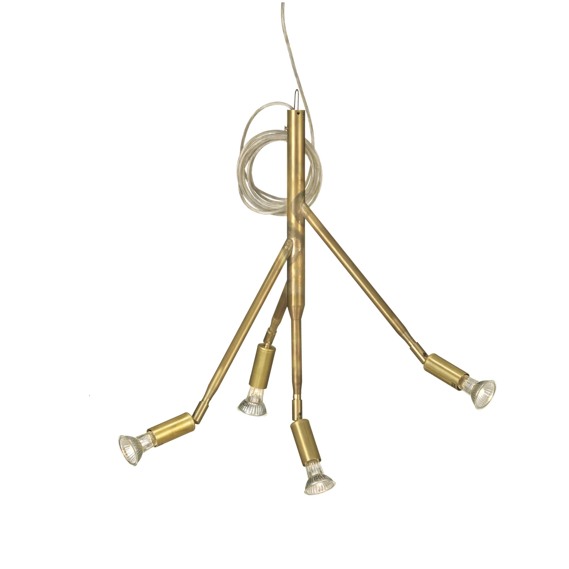 Candeeiro pequeno Kvist, latão rústico Örsjö Belysning