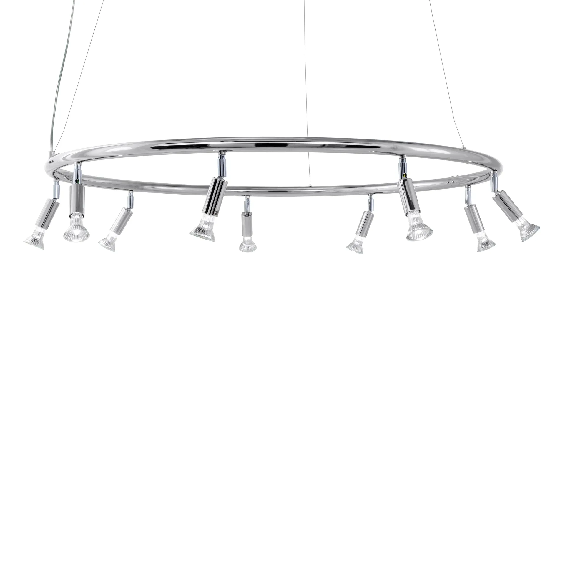 Candeeiro Star 9 redondo Ø100 cm, latão niquelado Örsjö Belysning