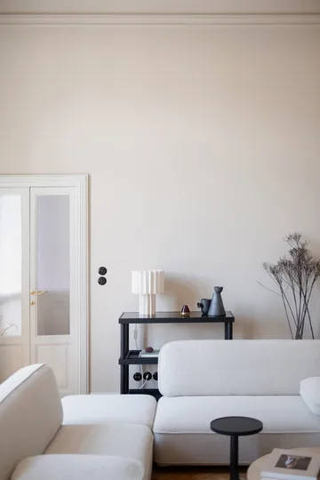 Plissé candeeiro de mesa textil - Branco  - Örsjö Belysning