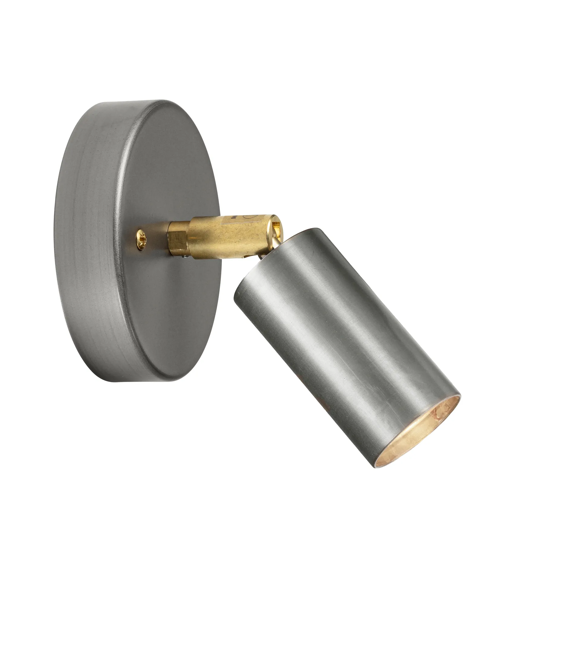 Starlight 1 candeeiro de teto/parede com caixa de ligação, Aço bruto Örsjö Belysning