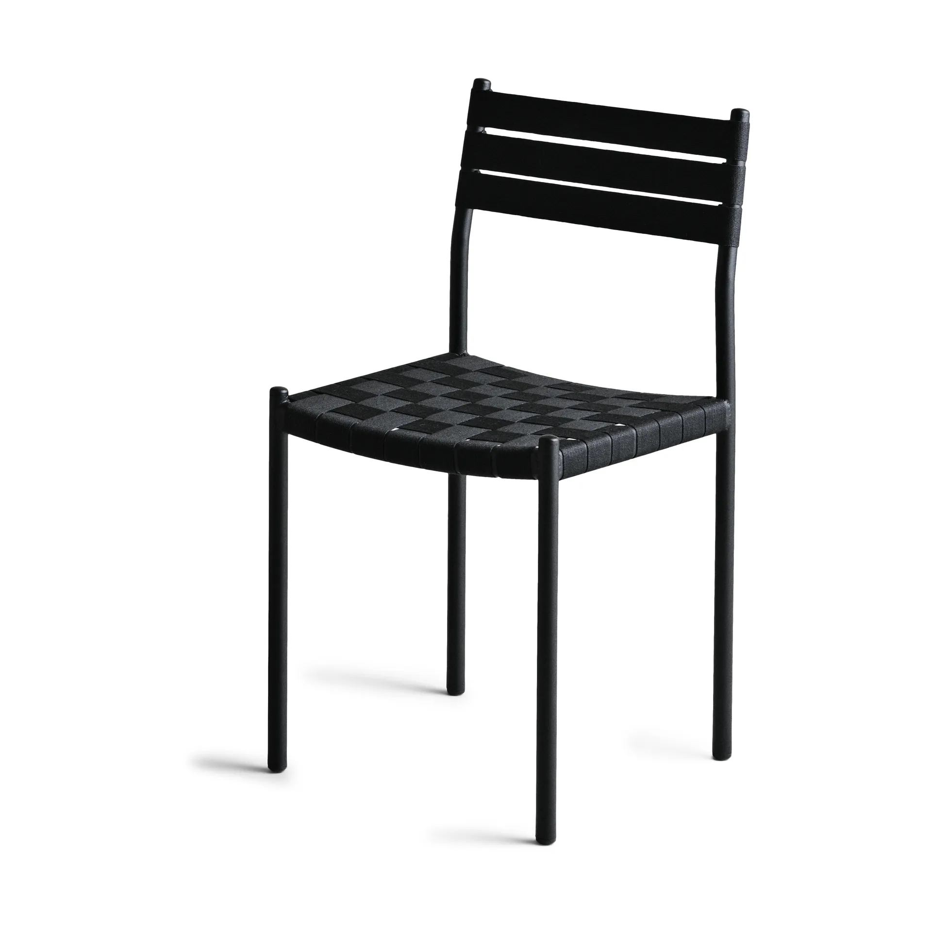 Cadeira Nettan Chair estrutura preta, Tecido preto OX Denmarq