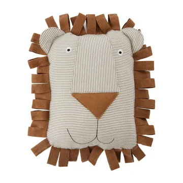 Almofada de ganga animal OYOY - Lobo Lion. caramel - OYOY