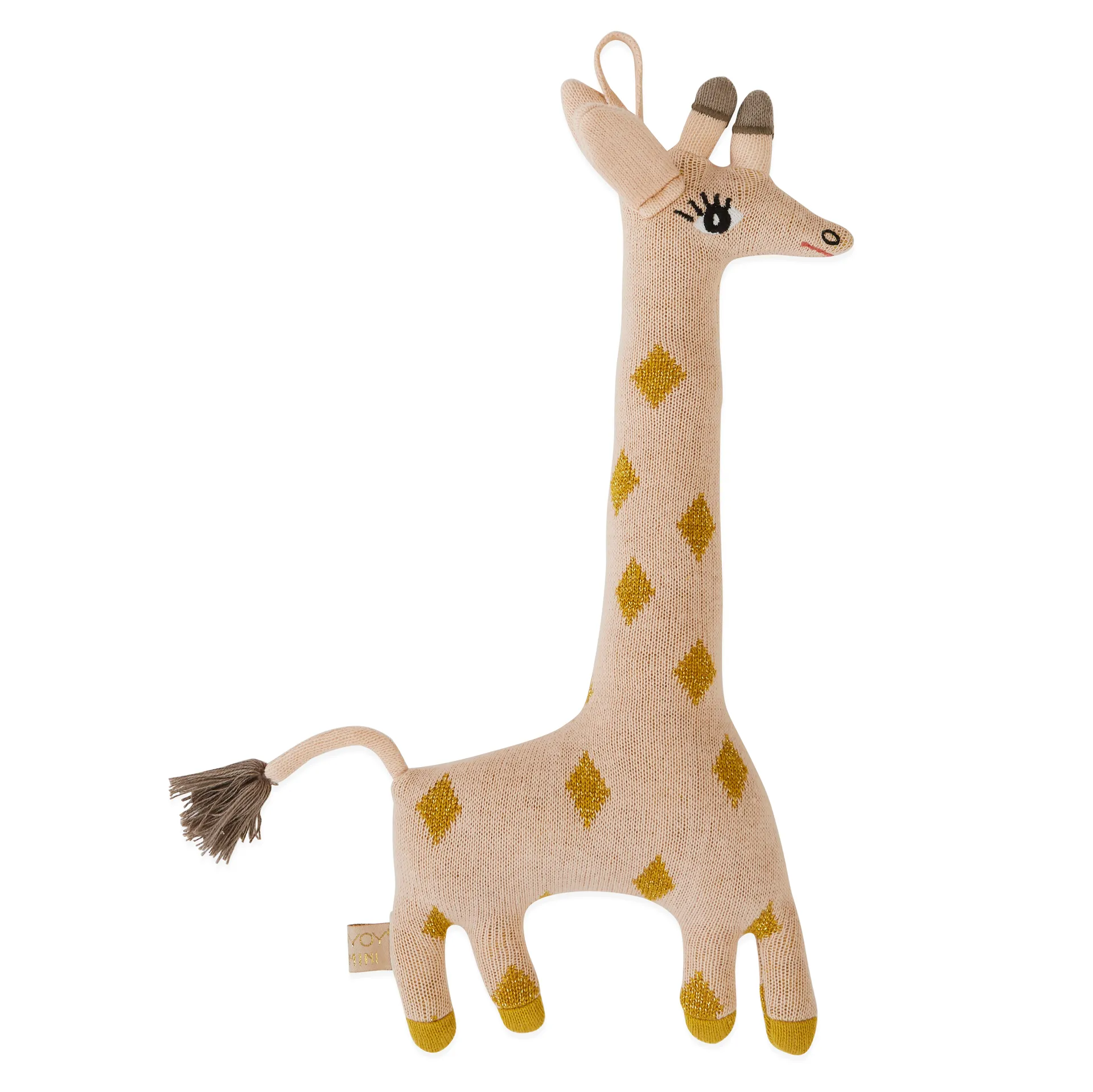 Baby Guggi Giraffe, pink-amber OYOY