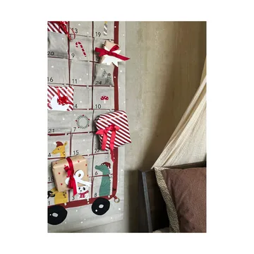 Calendário do Advento Buss 52x104 cm - Clay-red - OYOY