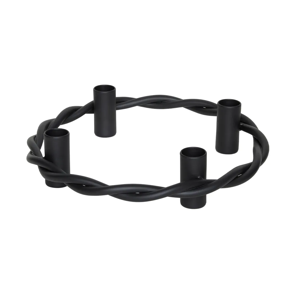 Castiçal de advento Mellow, Gunmetal OYOY