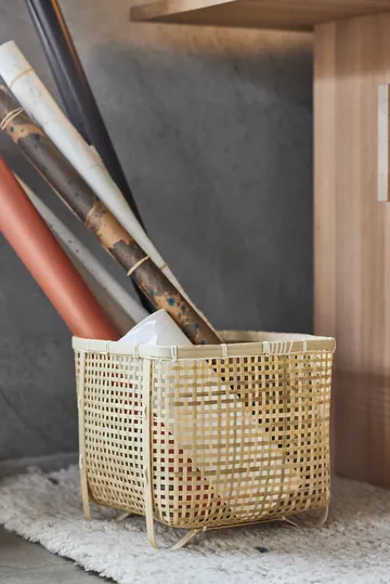 Cesto de armazenamento Sporta square - Natur - OYOY