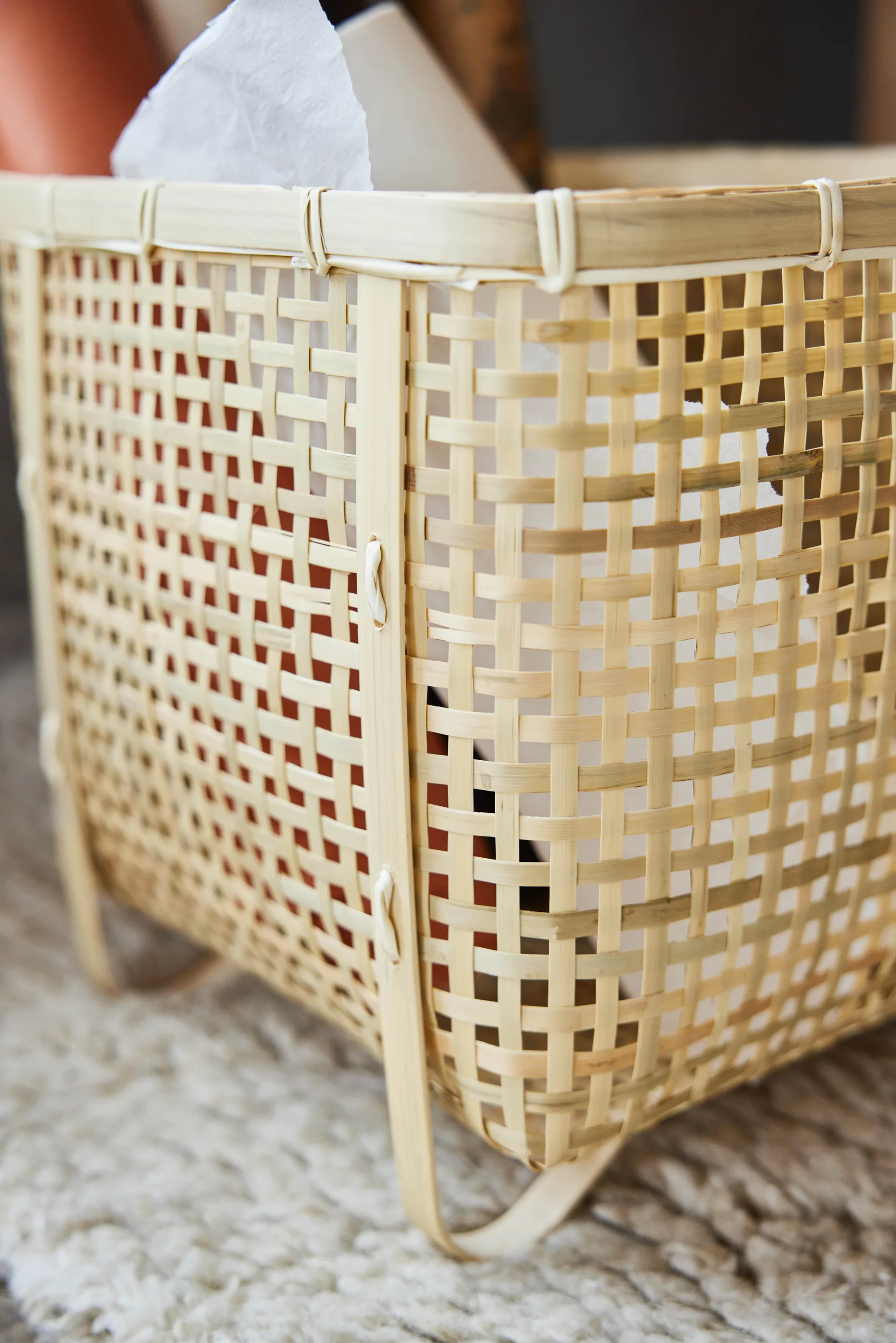 Cesto de armazenamento Sporta square, Natur OYOY