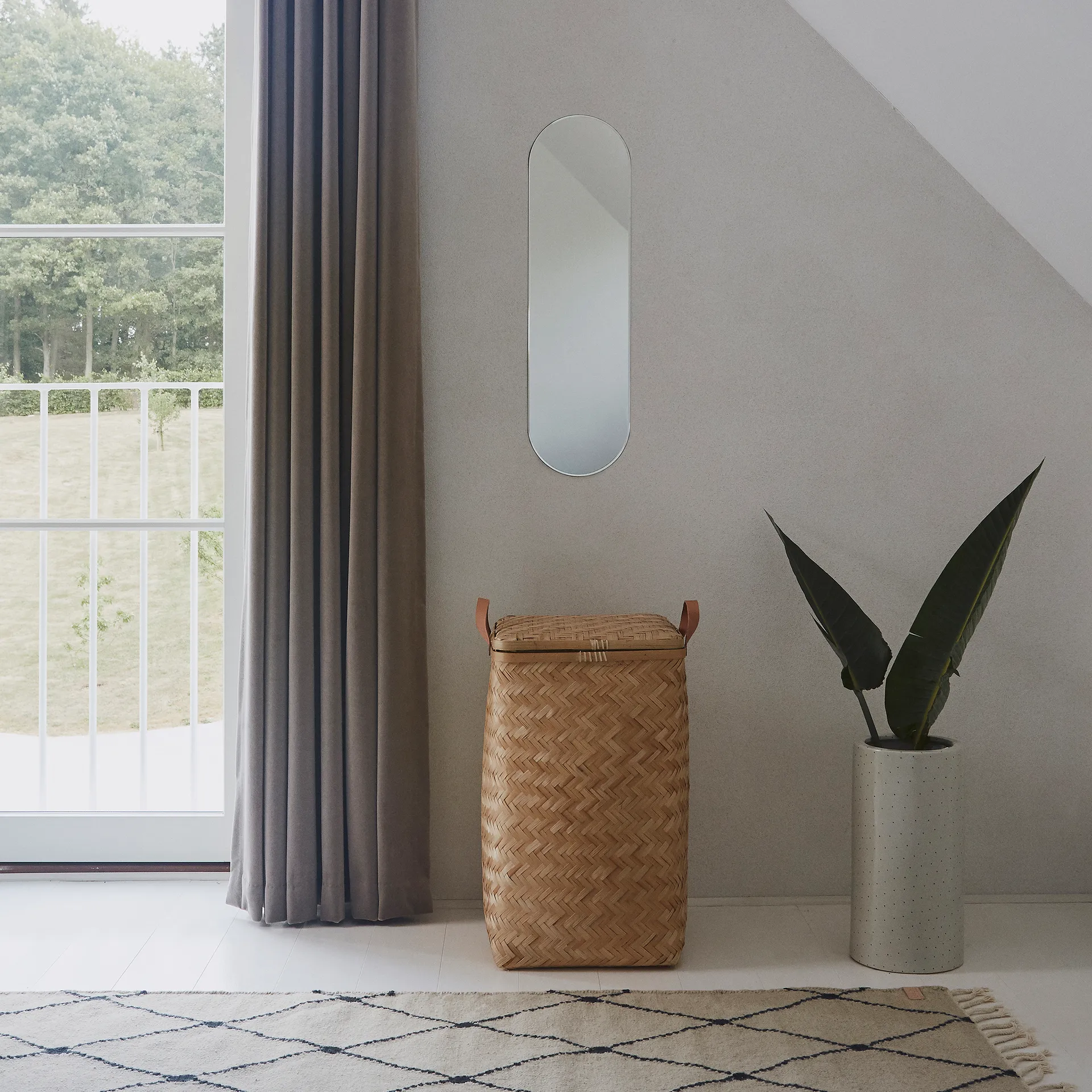 Cesto para roupa Sporta, natural OYOY