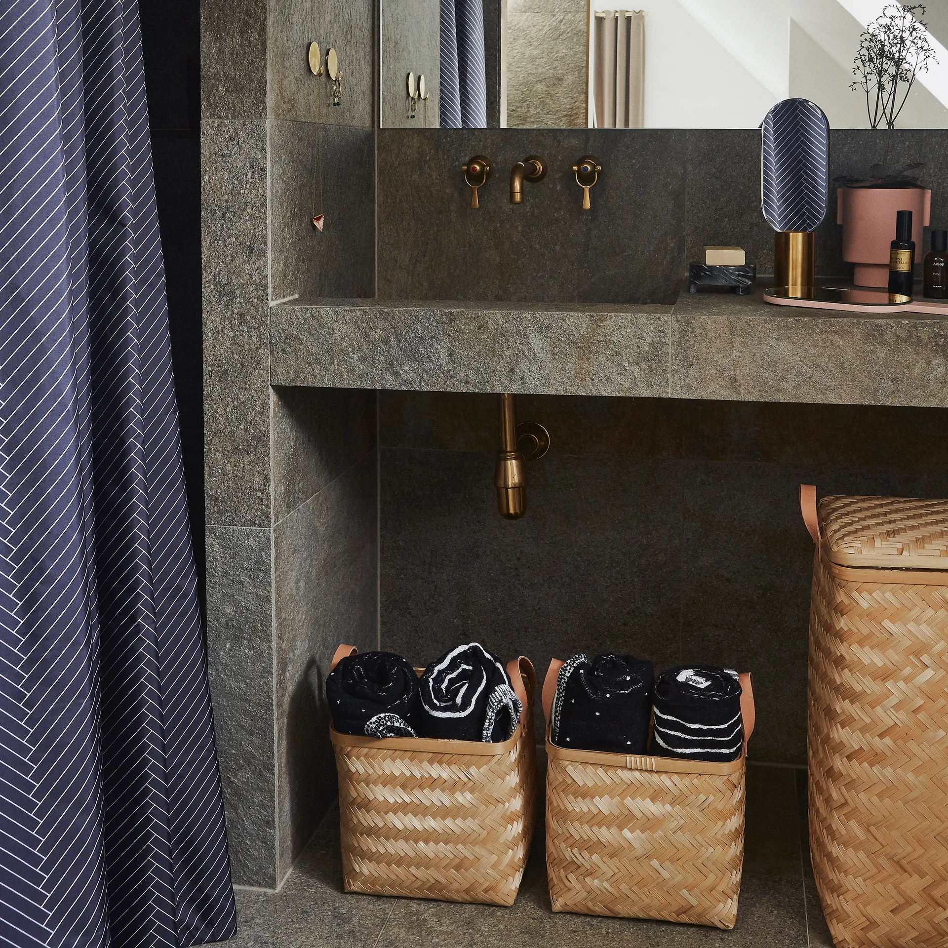 Cesto para roupa Sporta, natural OYOY