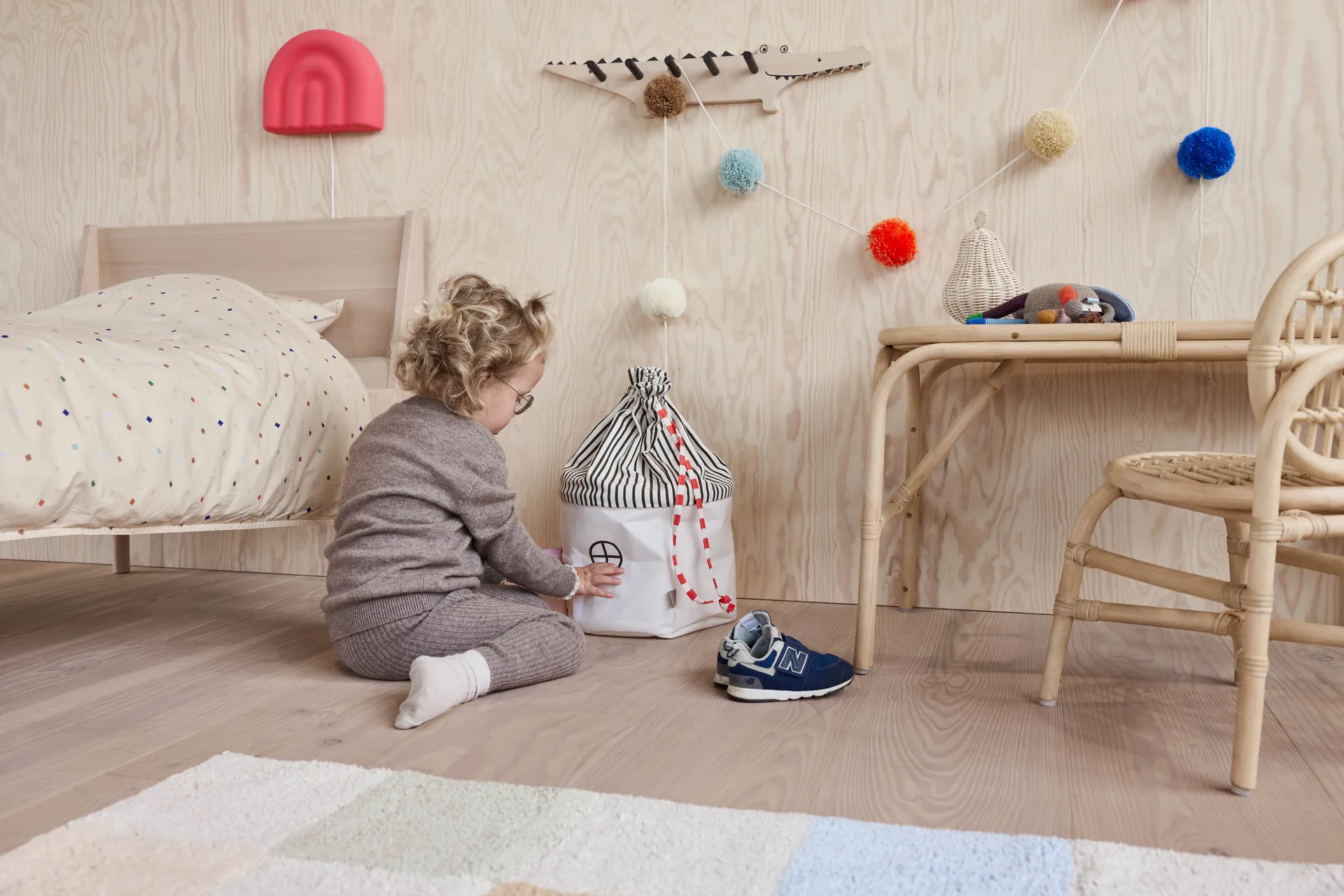 Conjunto de cama Konfetti junior, Multicolor OYOY