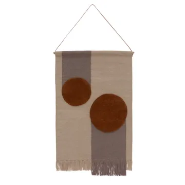 Decoração de parede Kika 80x120 cm - Beige-brown - OYOY