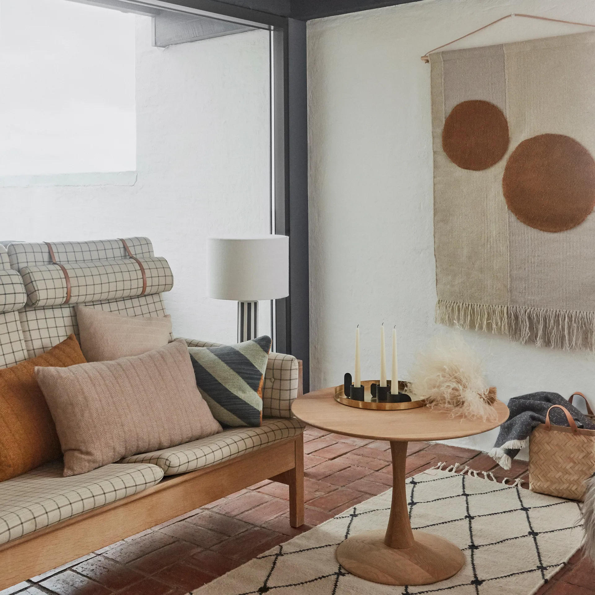 Decoração de parede Kika 80x120 cm, Beige-brown OYOY