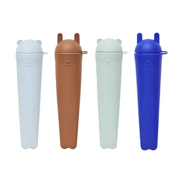 Forma de picolés Ninka & Teddy 4 un. - Optic blue-pale green-pale blue-caramel - OYOY