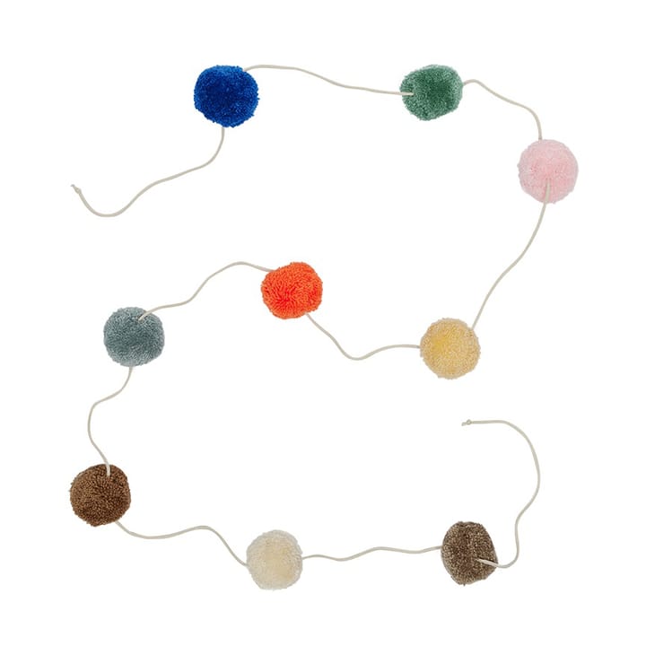 Guirlanda Pom Pom 300 cm - Multicolor - OYOY