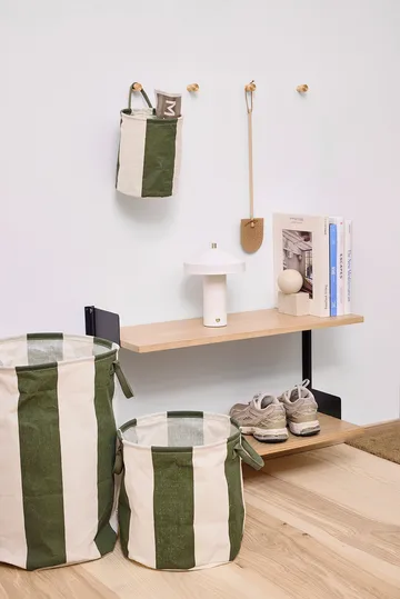 Kara cesto de arrumação grande Ø38x54 cm - Verde escuro - OYOY