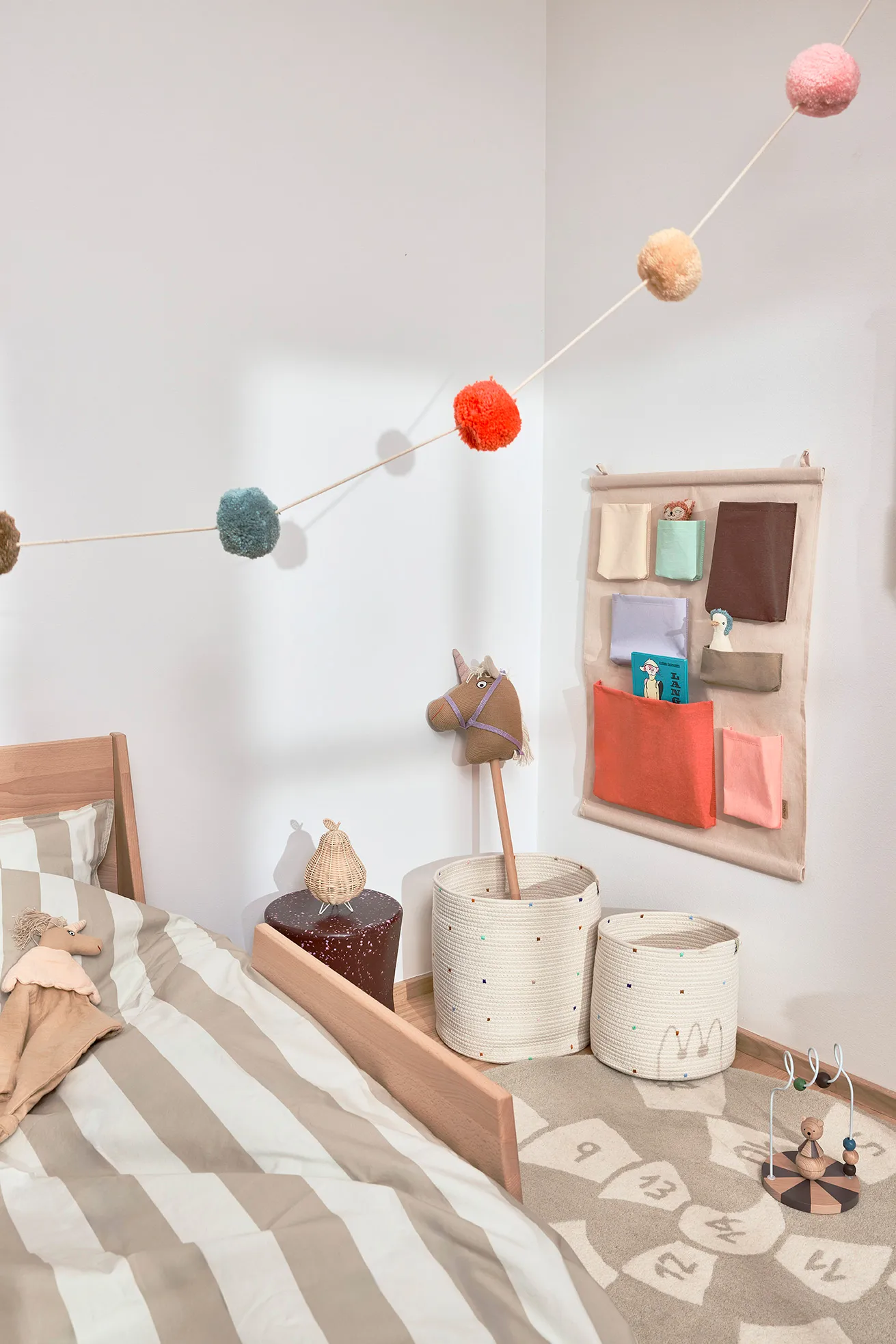 Konfetti cestos de arrumação 2 peças, Multi OYOY