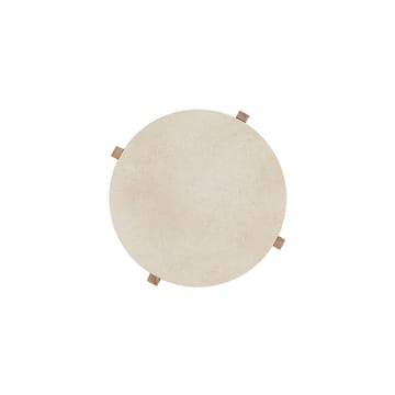 Mesa de centro Lune mármore Ø50 cm - Nature white - OYOY