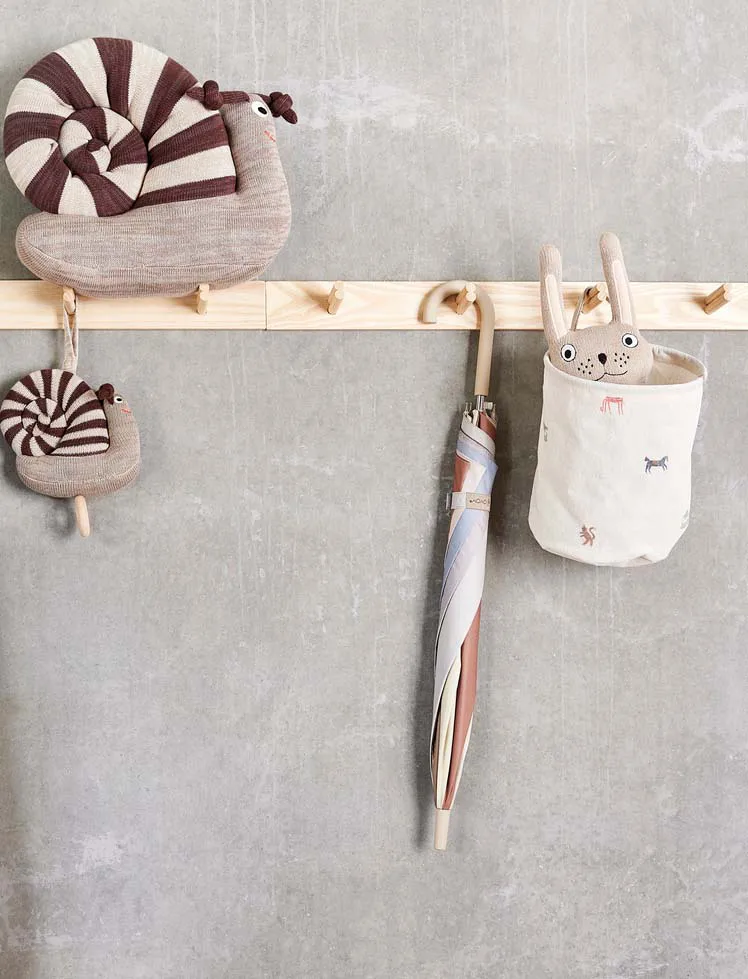 Moira cesta de arrumação pequena Ø18x22 cm 2 peças, Multicolor OYOY