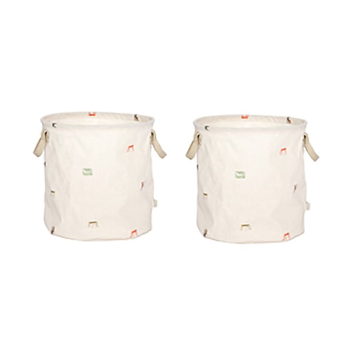 Moira cesto de arrumação médio 32xØ32 cm 2 peças - Multicolor - OYOY