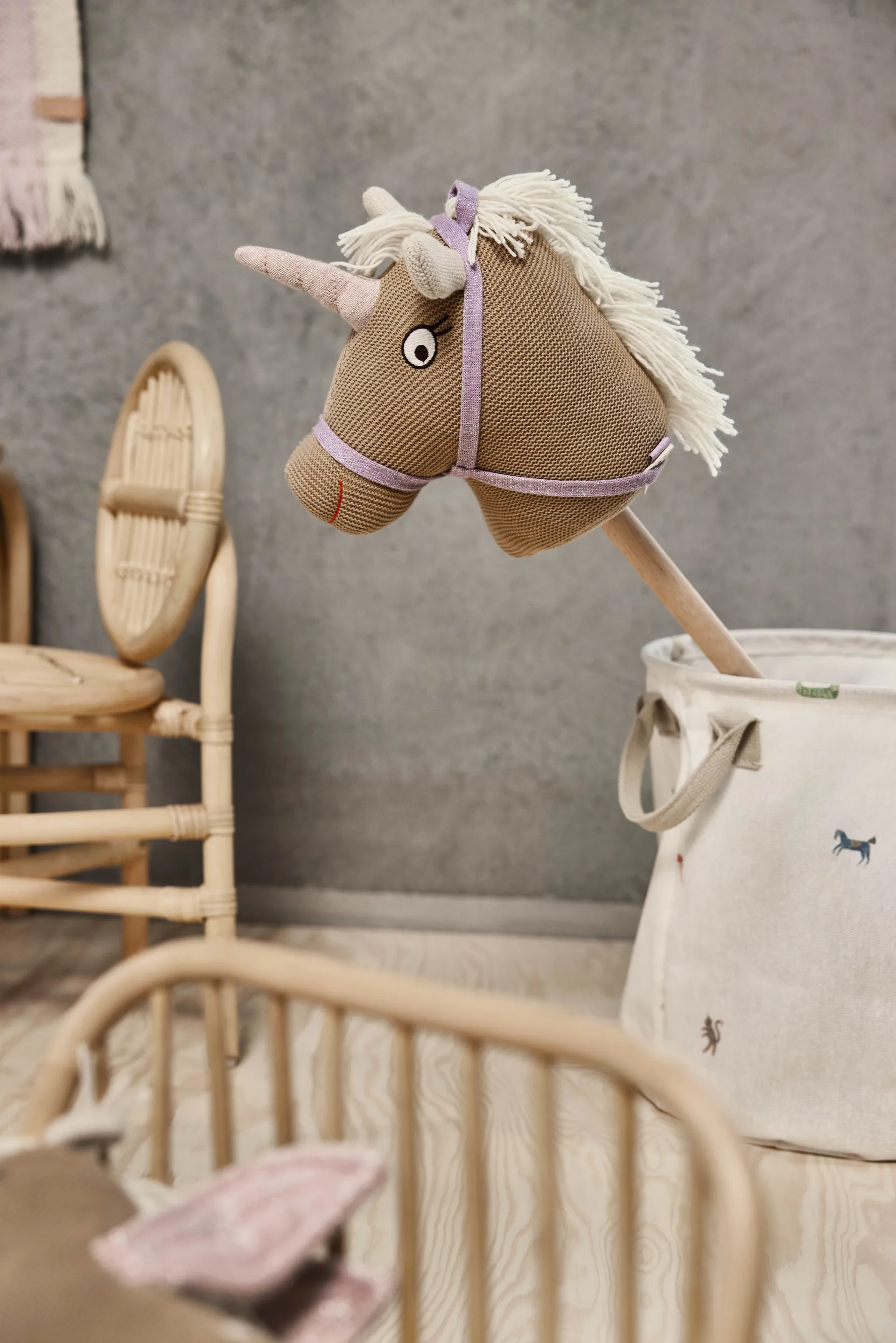 Moira cesto de arrumação médio 32xØ32 cm 2 peças, Multicolor OYOY