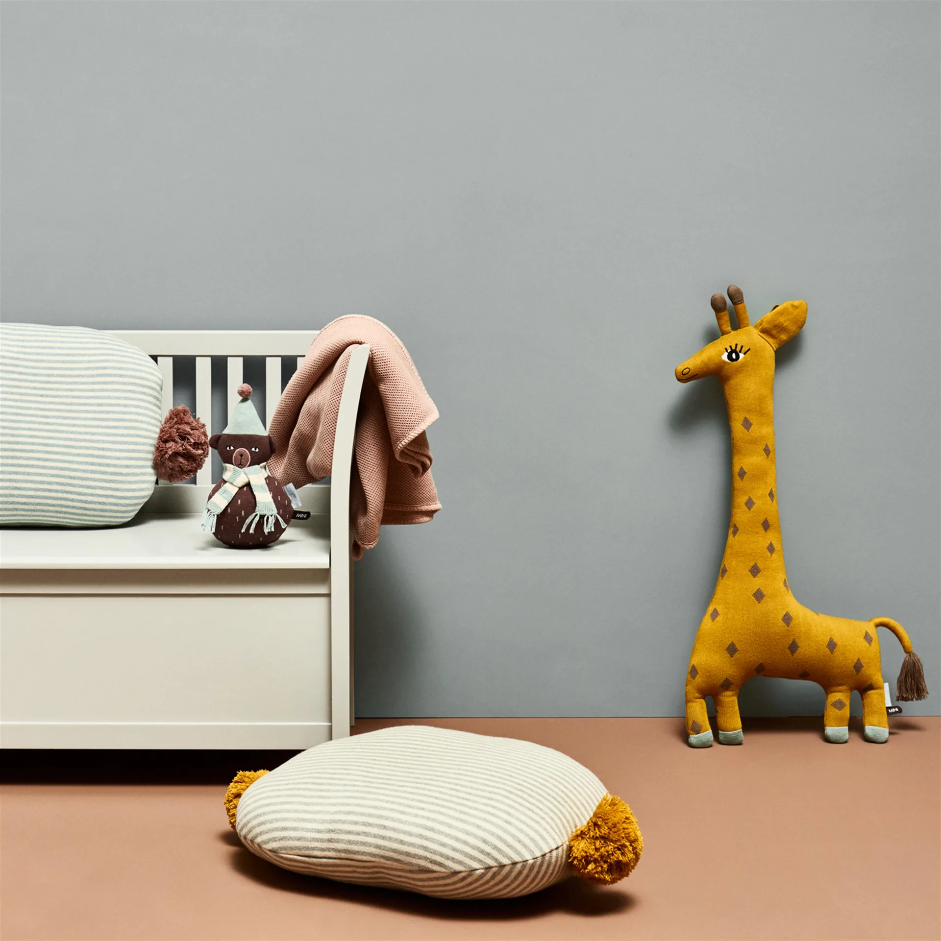 Noah the giraff peluche, amarelo OYOY