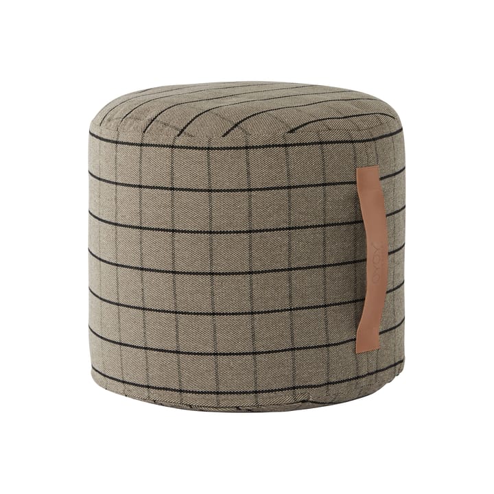 Pufe Grid Ø40 cm - clay - OYOY