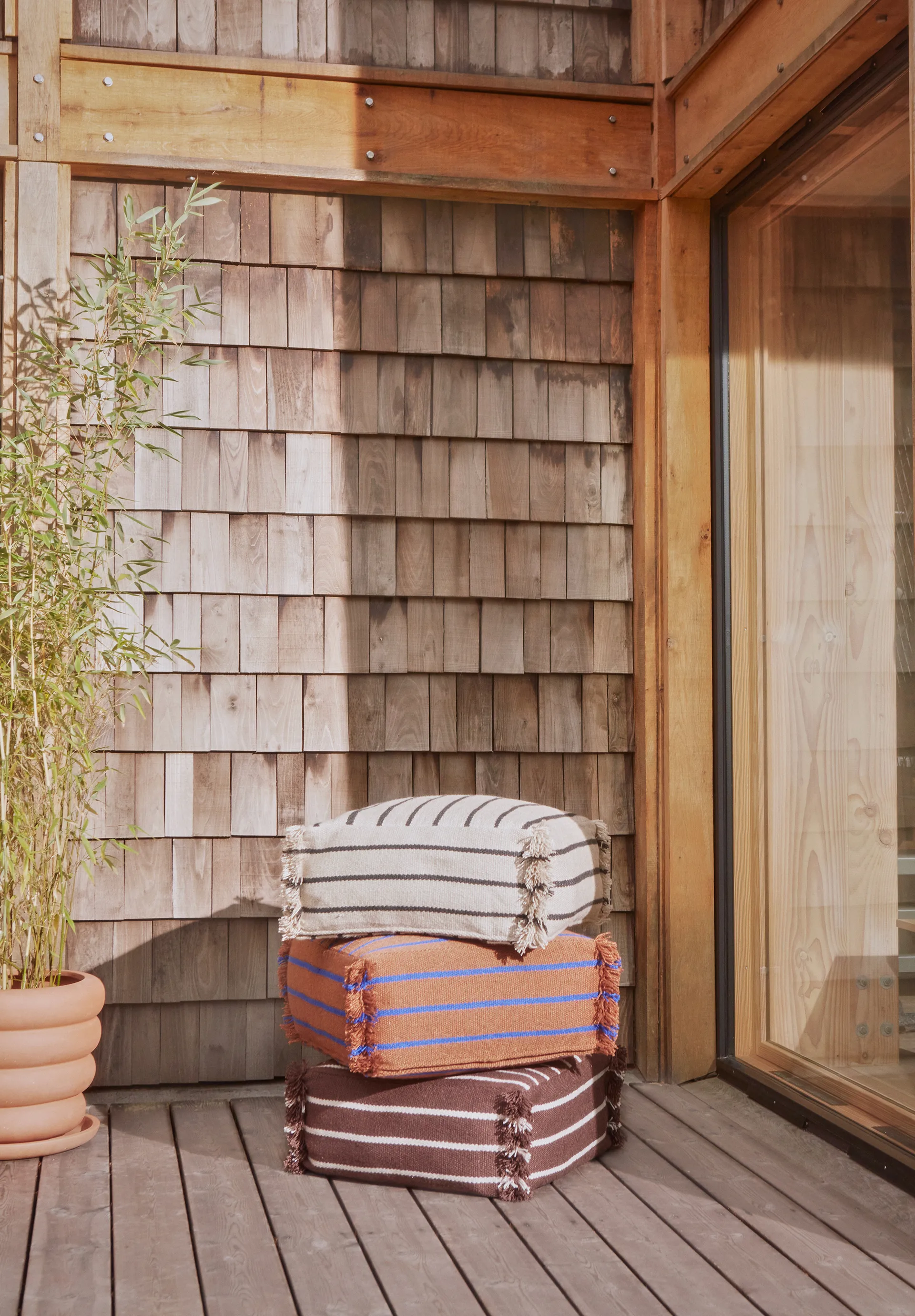 Pufe Lina 32x62 cm, Choc OYOY