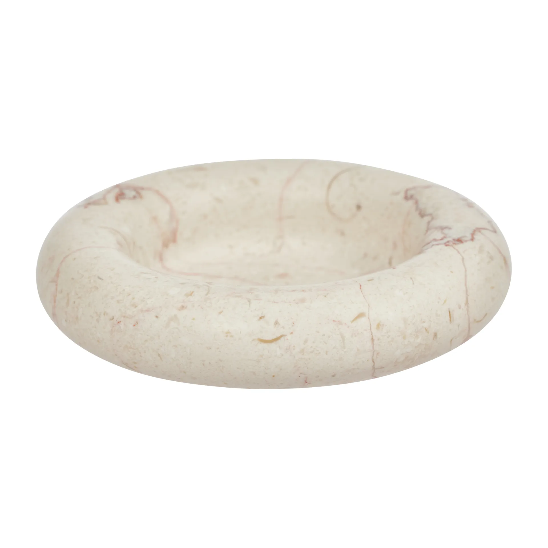 Suporte de velas Savi mármore Ø13,8 cm, Off white OYOY