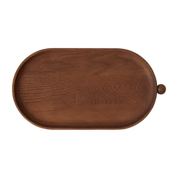 Tabuleiro de madeira Inka 18x38 cm - Dark - OYOY