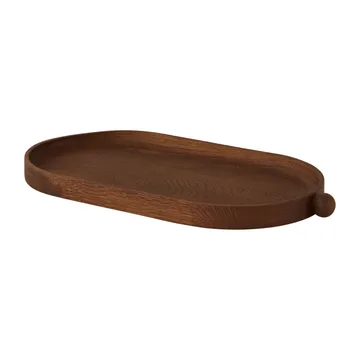 Tabuleiro de madeira Inka 18x38 cm - Dark - OYOY